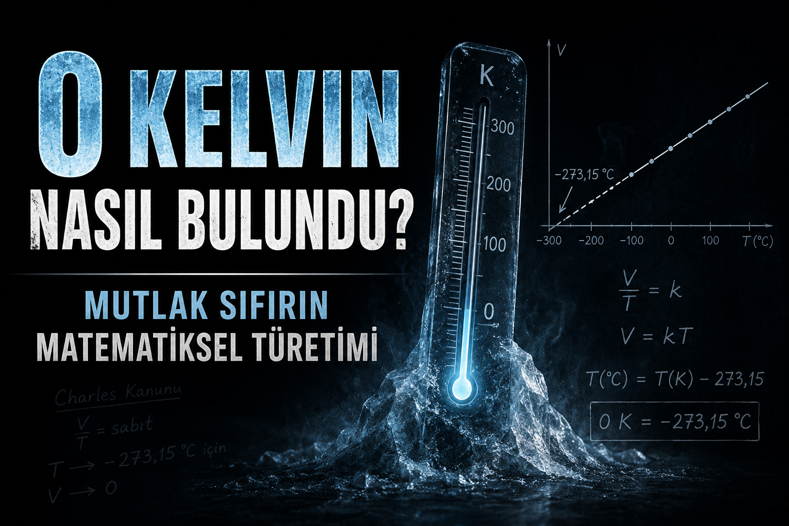 0 Kelvin Nasıl Bulundu? Mutlak Sıfırın Matematiksel Türetimi